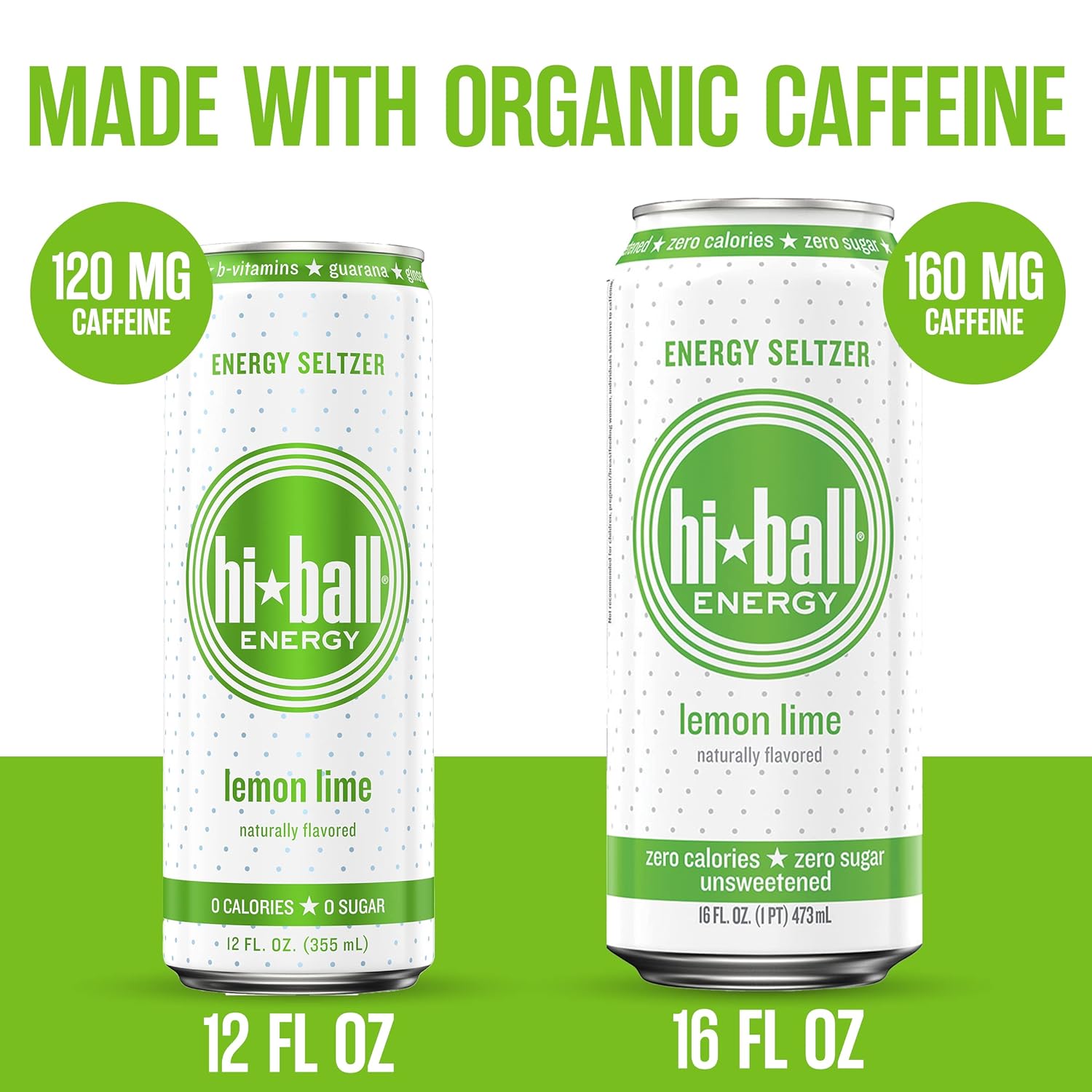 Hiball Energy Seltzer Water, Caffeinated Sparkling Water Made with Vitamin B12 and Vitamin B6, Sugar Free (8 pack of 16 Fl Oz), Blood Orange - Image 6
